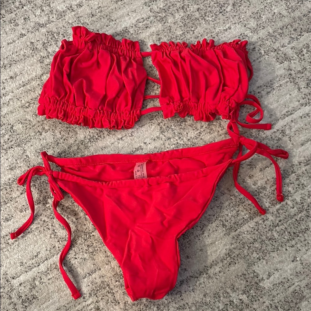 Red Bikini Set